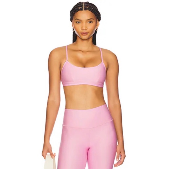 Alo Yoga Airlift Intrigue Bra Sweet Pink M - Picture 8 of 9